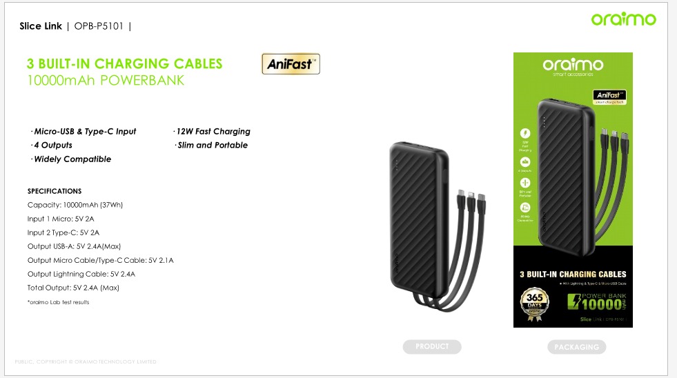 POWER BANK 10.000MAH